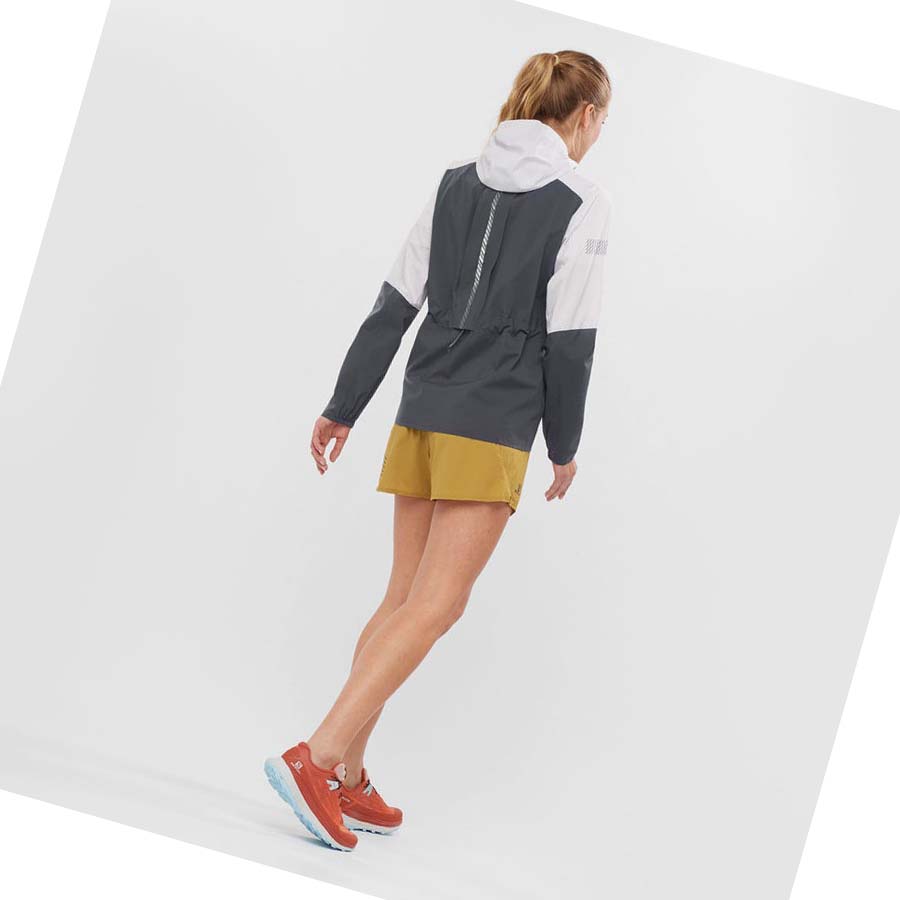 Chaquetas Salomon BONATTI TRAIL WATERPROOF Mujer Grises | MX 2493CTV